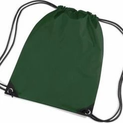 Nieuw 🤩 Bagbase Gymtas Met Rijgkoord 12 Liter - Donkergroen ❤️