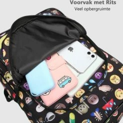 Hete verkoop π Miss Lulu Rugzak - Rugtas Met Portemonnee En Etui - Schooltas - Emoji - A4 Formaat - Lichtgewicht (E6629 BK) β 17 Hete verkoop π Miss Lulu Rugzak - Rugtas Met Portemonnee En Etui - Schooltas - Emoji - A4 Formaat - Lichtgewicht (E6629 BK) β -Gabbag-winkel 550x489 1