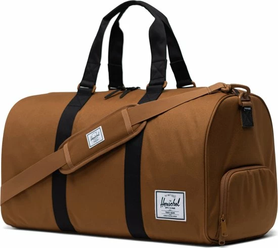 Beste Verkoop βοΈ Herschel Novel - Rubber / Klassieke Duffle/weekendtas/sportas/handbagage Met 42L Opbergvolume, Verstevigde Handvaten, Incl. Schouderband - Met Praktisch Schoenencompartiment / Met Levenslange Fabrieksgarantie / Limited Lifetime Warranty / Bruin π - Afbeelding 2