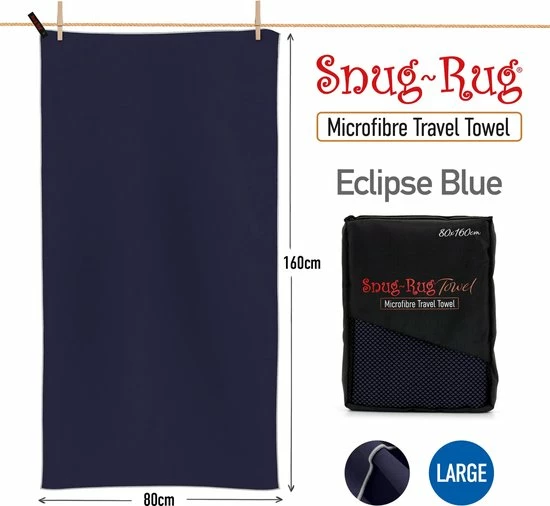 Uitgang π Snug Rug - Handdoeken - Microvezel Handdoek - Badhanddoeken - Badlaken - Reishanddoek - Badhanddoek - Badlakens - 80 X 160 Cm - Blauw β€οΈ - Afbeelding 4