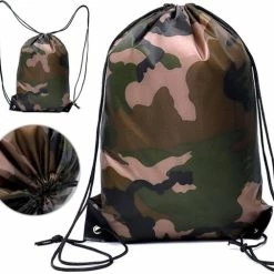 Nieuw 😉 Akyol Gymtas Leger – Leger Rugtas - Tas - Rugzak - Gymtas -camouflage Gymtas -legerkleur Trekkoord Tas -camouflage Kleur Rugtas -gymtas Leger Kinderrugzak - 35cm X 28cm - Legergroen – Camouflage - Marine 😉