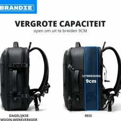 Beste Verkoop 👏 Brandie® - Rugzak - Laptop Rugzak Tot 15.6 Inch Voor Unisex - Schooltas - Waterdicht - Capaciteit35L - USB Poort - Schokbestendig - Schoudertas Voor Reizen En Zakelijk Werk - Gewich 1.57kg - Maat 18*45*32cm - Zwart ✔️ 21 Beste Verkoop 👏 Brandie® - Rugzak - Laptop Rugzak Tot 15.6 Inch Voor Unisex - Schooltas - Waterdicht - Capaciteit35L - USB Poort - Schokbestendig - Schoudertas Voor Reizen En Zakelijk Werk - Gewich 1.57kg - Maat 18*45*32cm - Zwart ✔️ -Gabbag-winkel 550x511 2