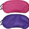 Nieuw 🎁 Slaapmaskers Paars & Roze - 2 Stuks - Thuis - Slaapmasker - Onderweg - Vliegtuig - Festival - Slaapcomfort - ODaani ✨