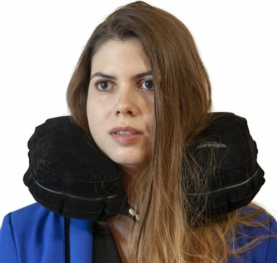 Goedkoop π AutoStyle Comfortline Opblaasbaar 3D Nekkussen - Zwart π― - Afbeelding 2