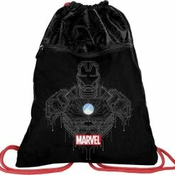 Goedkoopste ✨ BeUniq Gymbag Marvel - 47 X 37 Cm - Zwart 🧨