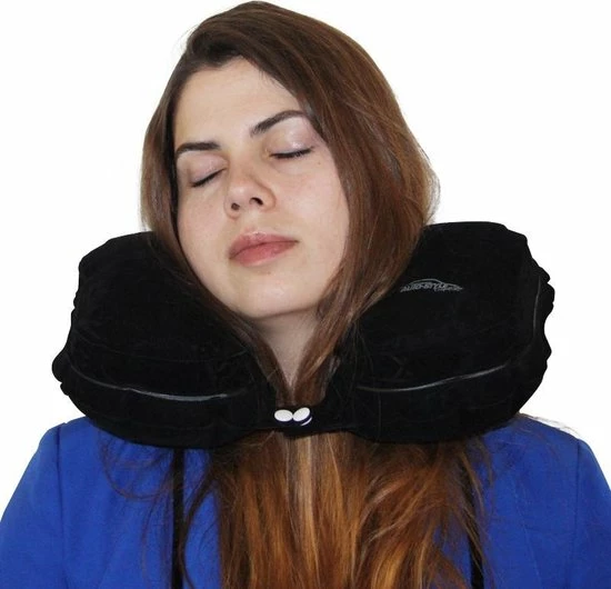 Goedkoop π AutoStyle Comfortline Opblaasbaar 3D Nekkussen - Zwart π― - Afbeelding 4