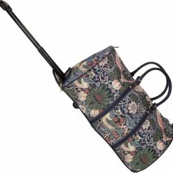 Beste recensies van ✨ Signare - Weekendtas Met Wielen Strawberry Thief Blue - William Morris ✔️