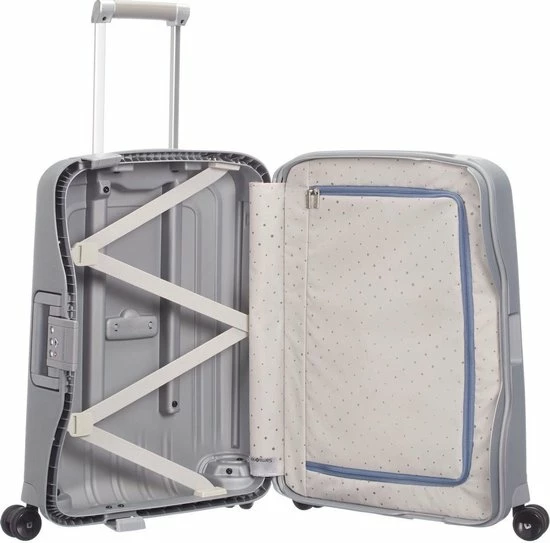 Uitgang ❤️ Samsonite Reiskoffer - S'CURE SPINNER 55/20 (Handbagage) Zilverkleurig 🤩 - Afbeelding 3