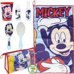 Flash-uitverkoop 🥰 Disney - Mickey Mouse - Toilettas Met Inhoud - 6 Delig 😀