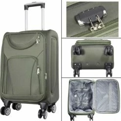 Top 10 🔥 Monopol - Maribor - Reiskoffer - Nylon - Groen - Maat S / 35 Liter 🔔