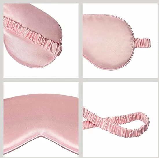 Beste recensies van βοΈ Malinsi Slaapmasker 3-in-1 Bijpassend Zakje En Scrunchie - Roze - Oogmasker - Vrouwen - Zijde - Slaapmaskers - Slaap - Cadeau Voor Haar - Sinterklaas & Kerst π - Afbeelding 2