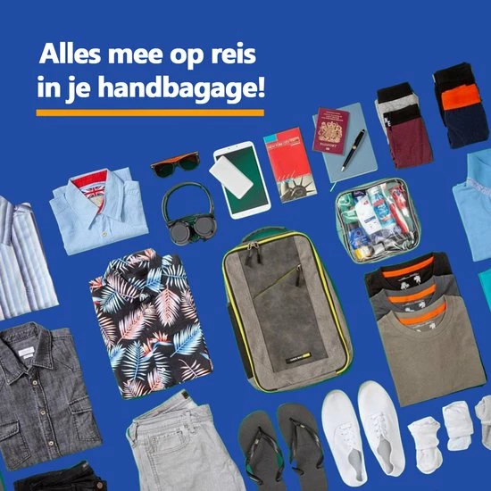 Beste Pirce π Cabin Max CabinMax Manhatten Reistas– π Handbagage 30L - Rugzak – π Backpack - 45x36x20cm – Lichtgewicht - Zwart π - Afbeelding 5