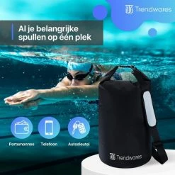 Uitgang π Trendwares - Drybag – Strandtas - Waterdichte Tas – Droogtas – Rugtas - Survival Outdoor Tas – 20 Liter - Zwart π 14 Uitgang π Trendwares - Drybag – Strandtas - Waterdichte Tas – Droogtas – Rugtas - Survival Outdoor Tas – 20 Liter - Zwart π -Gabbag-winkel 550x550 193