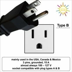 Uitgang 🤩 Colorful Sun® Universele Wereldstekker - Amerika, China - Reisstekker Type A & B - 1 Stuk - Europa(EU), Italië(IT), Brazilië(BR) Naar USA, VS, Amerika, Canada, Mexico, Japan En China - Gratis Kabel Organiser - Zwart 🛒 12 Uitgang 🤩 Colorful Sun® Universele Wereldstekker - Amerika, China - Reisstekker Type A & B - 1 Stuk - Europa(EU), Italië(IT), Brazilië(BR) Naar USA, VS, Amerika, Canada, Mexico, Japan En China - Gratis Kabel Organiser - Zwart 🛒 -Gabbag-winkel 550x550 207