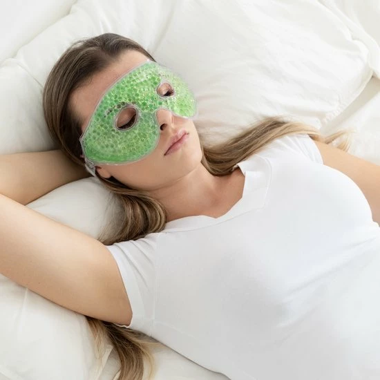 Gloednieuw β Navaris Set Van 2 Oogmaskers - Herbruikbare Gelmaskers Voor Koud Of Warm Gebruik - Verwarmend Of Verkoelend Voor De Ogen - Hot Cold Oogmasker In Groen β¨ - Afbeelding 4