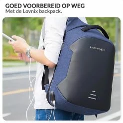 Goedkoop π― Lovnix - Anti Diefstal Rugzak - Inclusief Usb Oplaadstation En 3.5mm Audio Jack - 15 Inch Laptopvak - Blauw βοΈ 18 Goedkoop π― Lovnix - Anti Diefstal Rugzak - Inclusief Usb Oplaadstation En 3.5mm Audio Jack - 15 Inch Laptopvak - Blauw βοΈ -Gabbag-winkel 550x550 393
