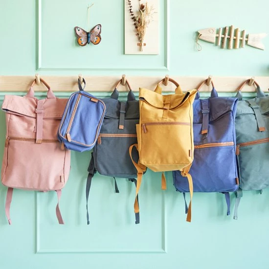 Gloednieuw β Fresk Rugtas / Rugzak / Schooltas - Fresk - 20 Liter - Katoen - Groen π - Afbeelding 2