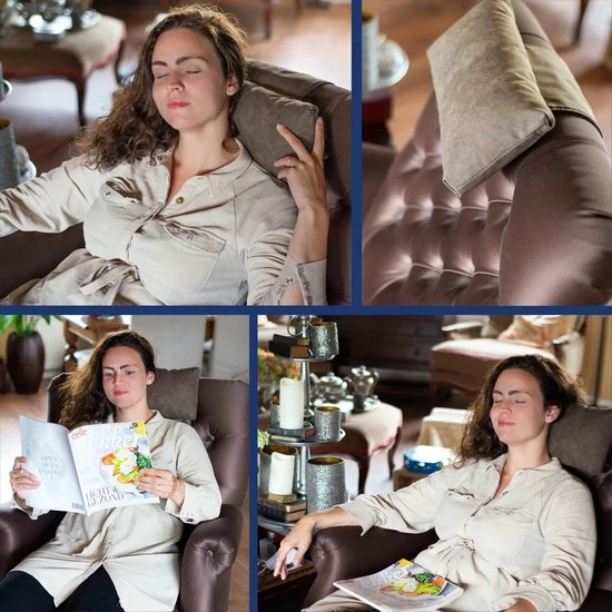 Beste recensies van ๐งจ Blezliving® Nekkussen Staopstoel - Sta Op Stoel - Neksteunkussen Waterafstotend - Kussen Relaxstoel - PTMD Binnenkussen - Bureaustoel Kussen - Hoofdkussen Contragewicht - Nekrol - Fauteuil - Auto - KAYA Bruin ๐ - Afbeelding 5