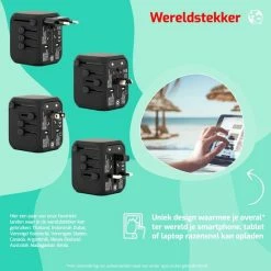 Beste deal β€οΈ Universele Wereldstekker - Reisstekker - URBAN TRAVELER - Inclusief Gratis USB Adapter - 170+ Landen - 4x USB - Zwart π 14 Beste deal β€οΈ Universele Wereldstekker - Reisstekker - URBAN TRAVELER - Inclusief Gratis USB Adapter - 170+ Landen - 4x USB - Zwart π -Gabbag-winkel 550x550 522