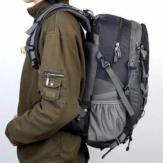 Nieuw π Merkloos π Backpack - Outdoor Local Lion - Rugzak - 40 Liter - Zwart βοΈ - Afbeelding 12