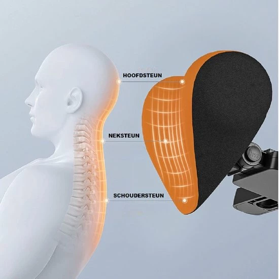 Promo π LuxeBass Hoofdsteun Auto - Hoofdkussen - Neksteun - Autokussen - Neksteun Auto - Hoofdkussen Auto - Hoofdsteun Kussen - Veiligheid β - Afbeelding 2