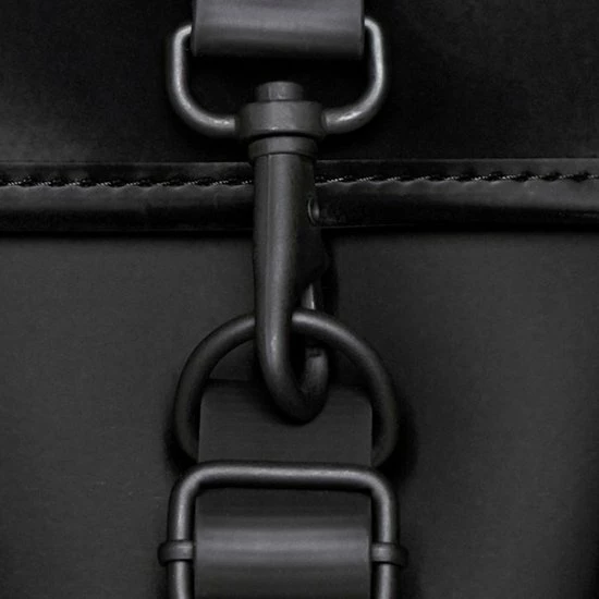 Uitgang π Rains Mini Rugzak Unisex 9L - Velvet Black π - Afbeelding 3