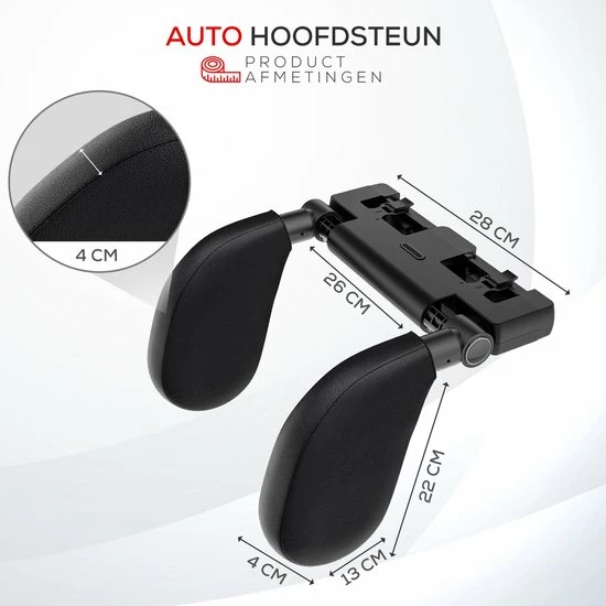 Top 10 π Merkloos Nekkussen - Hoofdkussens - Nekkussens - Kinderen En Volwassenen - Zwart - Kussen - Verstelbaar π€© - Afbeelding 2