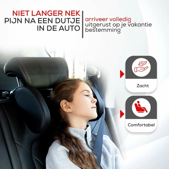 Top 10 π Merkloos Nekkussen - Hoofdkussens - Nekkussens - Kinderen En Volwassenen - Zwart - Kussen - Verstelbaar π€© - Afbeelding 5