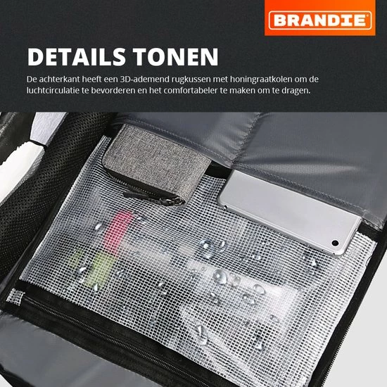 Begroting 🌟 Brandie® - Rugzak - Multifunctionele Crossbody Tassen - Borsttas Heren Korte Trip - Lichtgewicht - Wicht 0.37kg - Schouder Crossbody Rugzak - Size : 8*14*27cm - Materiaal Waterdicht Polyester - Heuptas - Draagtas - Zwart ⭐ - Afbeelding 6