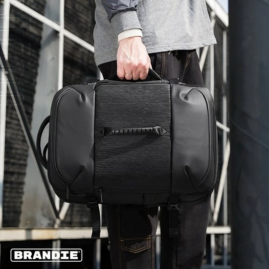 Begroting 🌟 Brandie® - Rugzak - Multifunctionele Crossbody Tassen - Borsttas Heren Korte Trip - Lichtgewicht - Wicht 0.37kg - Schouder Crossbody Rugzak - Size : 8*14*27cm - Materiaal Waterdicht Polyester - Heuptas - Draagtas - Zwart ⭐ - Afbeelding 7