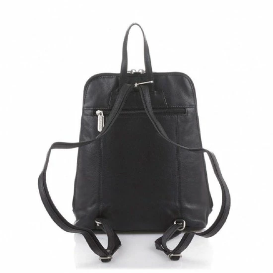 Nieuw π€© Bear Design Barbel Leren Rugzak - Zwart π - Afbeelding 2