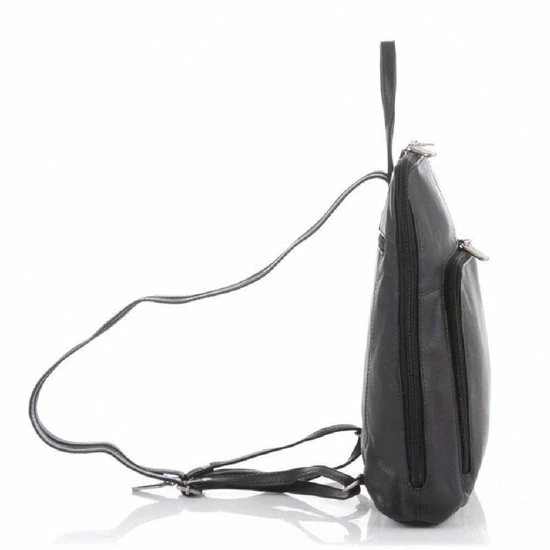 Nieuw π€© Bear Design Barbel Leren Rugzak - Zwart π - Afbeelding 5