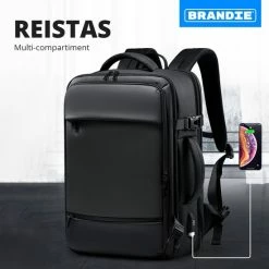 Beste Verkoop 👏 Brandie® - Rugzak - Laptop Rugzak Tot 15.6 Inch Voor Unisex - Schooltas - Waterdicht - Capaciteit35L - USB Poort - Schokbestendig - Schoudertas Voor Reizen En Zakelijk Werk - Gewich 1.57kg - Maat 18*45*32cm - Zwart ✔️ 22 Beste Verkoop 👏 Brandie® - Rugzak - Laptop Rugzak Tot 15.6 Inch Voor Unisex - Schooltas - Waterdicht - Capaciteit35L - USB Poort - Schokbestendig - Schoudertas Voor Reizen En Zakelijk Werk - Gewich 1.57kg - Maat 18*45*32cm - Zwart ✔️ -Gabbag-winkel 550x550 836