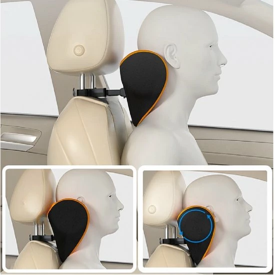 Promo π LuxeBass Hoofdsteun Auto - Hoofdkussen - Neksteun - Autokussen - Neksteun Auto - Hoofdkussen Auto - Hoofdsteun Kussen - Veiligheid β - Afbeelding 4