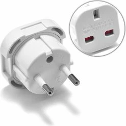 Coupon 👏 5YOA Reisstekker - UK Naar EU - Wit 😀