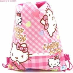 Gloednieuw 💯 Hello Kitty Tas - Gymtas - Zwemtas - Roze - Opbergtas - Meisjes - Kinderen 👍