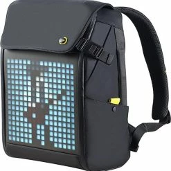 Promo ✔️ Divoom Pixoo Pixel Art Travel Laptop-rugzak Met App-gestuurd 16X16 RGB LED-scherm, Waterdichte College School Computertas Geschenken Voor Dames En Heren School College Student-rugzak 👏