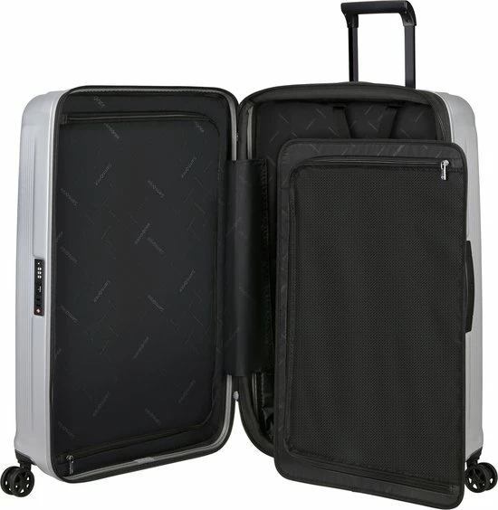 Korting π Samsonite Reiskoffer - Nuon Spinner 81/30 Exp (Groot) Matt Silver 𧨠- Afbeelding 6