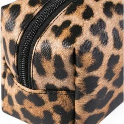 Goedkoopste 🤩 Evvie Toilettas Beautycase Etui Organizer Voor Toiletartikelen, Makeup En Make-up Kwasten - Panter Bruin 😀 -Gabbag-winkel 550x570 1