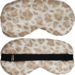 Uitgang ๐คฉ Slaapmasker Extra Zacht Satijn - Luipaard - Thuis - Verduisterend - Onderweg - Vliegtuig - Festival - Slaapcomfort - ODaani ๐
