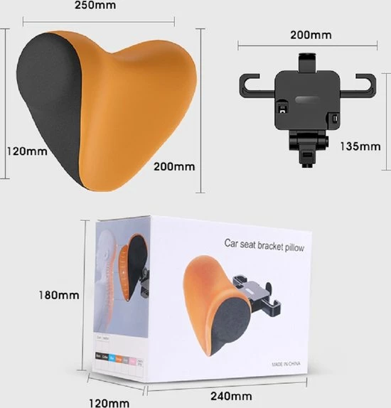 Promo π LuxeBass Hoofdsteun Auto - Hoofdkussen - Neksteun - Autokussen - Neksteun Auto - Hoofdkussen Auto - Hoofdsteun Kussen - Veiligheid β - Afbeelding 10
