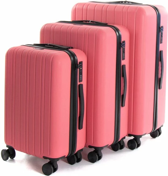 Korting π AttitudeZ Azur π Handbagage Roze 55cm - TSA-slot π 4 Korting π AttitudeZ Azur π Handbagage Roze 55cm - TSA-slot π - Afbeelding 4