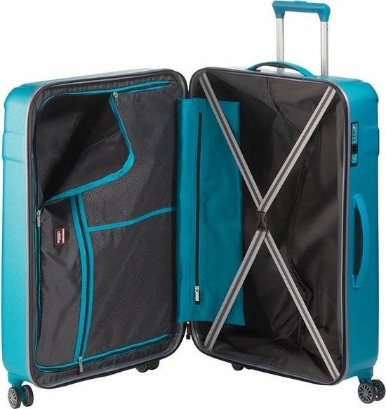 Beste deal π Travelite Vector 4 Wheel Trolley L Turquoise π₯° - Afbeelding 4