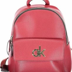 Hete verkoop 🔥 Calvin Klein 🎒 Backpack Rood UNI Dames ✔️