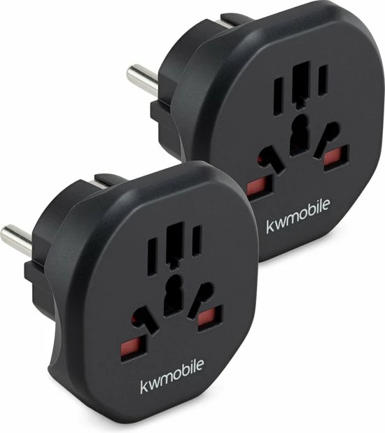 Goedkoop π Kwmobile Kwcommerce Reisstekker UK Naar EU – Geschikt Voor Stopcontacten Type C, E En F - Set Van 2 Stuks - Reisadapters - Zwart π 6 Goedkoop π Kwmobile Kwcommerce Reisstekker UK Naar EU – Geschikt Voor Stopcontacten Type C, E En F - Set Van 2 Stuks - Reisadapters - Zwart π - Afbeelding 6