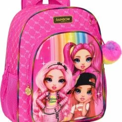 Korting ✨ Rainbow High Rugzak, Pink - 38 X 29 X 12 Cm - Polyester ✨
