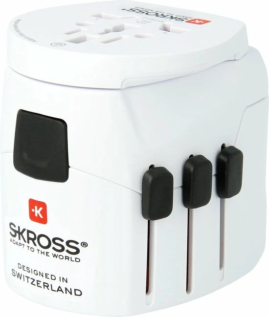Aanbiedingen 𧨠Skross - Reisstekker/Wereldstekker Pro Light Met 2 USB-poorten - Zwitserse Kwaliteit - Input Voltage 100V - 250V π - Afbeelding 8
