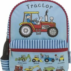 Promo 😉 Tractor Werkvoertuigen Kleuter Kinder Rugzak Rugtas - Tyrrell Katz ⭐