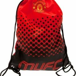 Beste Verkoop 👍 Manchester United Zwemtas - Turnzak - Rood/zwart 🧨