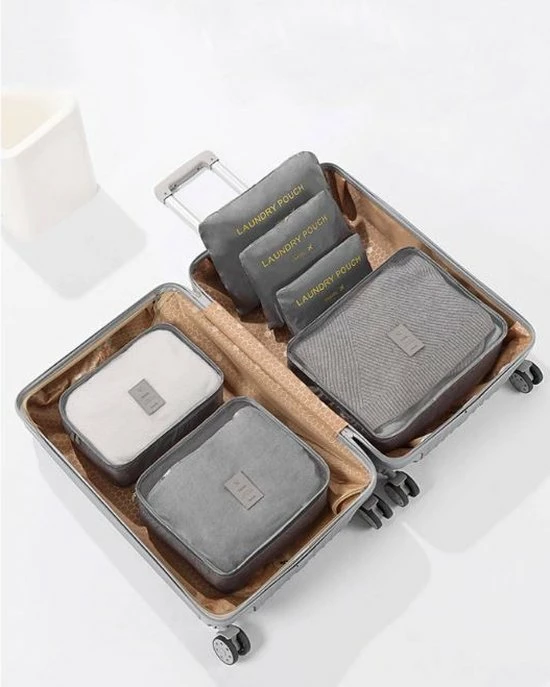 Goedkoop π Jealie Packing Cubes 6-delig - Kleding Organiser Set - Opbergzakken - Reis Zakken - Inpak Kubussen - π Backpack - Reizen - Grijs β 2 Goedkoop π Jealie Packing Cubes 6-delig - Kleding Organiser Set - Opbergzakken - Reis Zakken - Inpak Kubussen - π Backpack - Reizen - Grijs β - Afbeelding 2